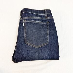 Sene x Pineda Cigarette Dark Wash Cropped Denim Jeans Size 16/18
